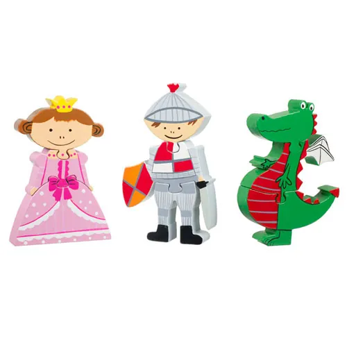 A princess, a knight and a dragon: the three characters of a story